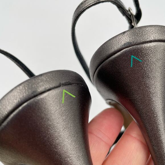 Giuseppe Zanotti Sophie Heels Sandals Pewter Metallic Slingback‎ Sz 38 / 8 - Picture 8 of 10